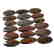 Red Power Tiger Eye Gem Lot - 3