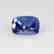 IGI Certified 1.07 Ct Natural Tanzanite Cushion cut