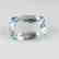 Certified 3.73 Ct Genuine Cushion cut Aquamarine Top