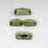 4.60 Ct Genuine 4 Loose Top Radiant cut Green - 2