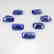 6.35 Ct Genuine IGI Certified 7 Loose Tanzanites - 2