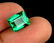 6.60 Ct Natural Untreated Green Demantoid Garnet IGL