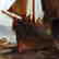 Antique 19th Century Shore Scene with Beached Fishing - 7