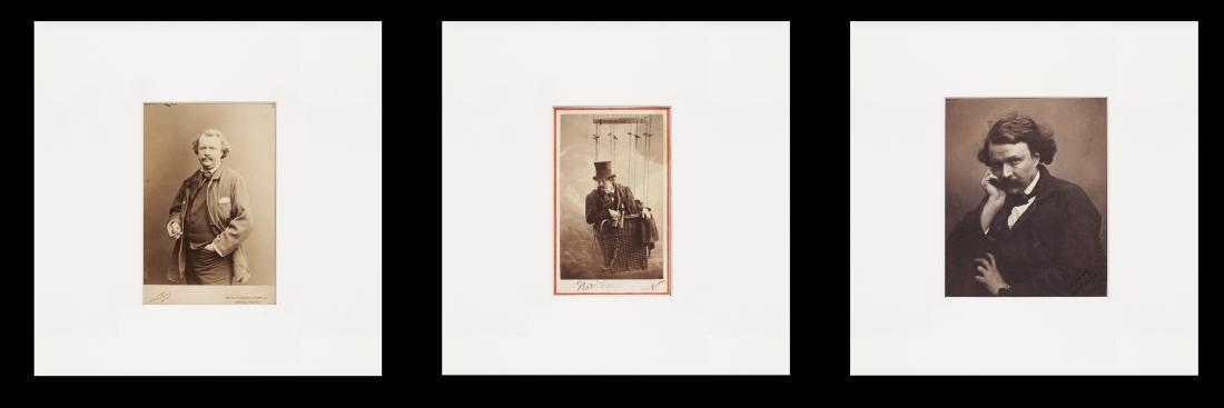 Nadar (French, 1820 - 1910) [Gaspard Félix Tournachon]: Nadar (French, 1820 - 1910) [Gaspard Félix Tournachon] Redescovering: Nadar by Image in Progress - Self-Portraits - Large - Ed.1/50 Prints & multiples - signed fine art prints 38x38x2 cm “Redescove