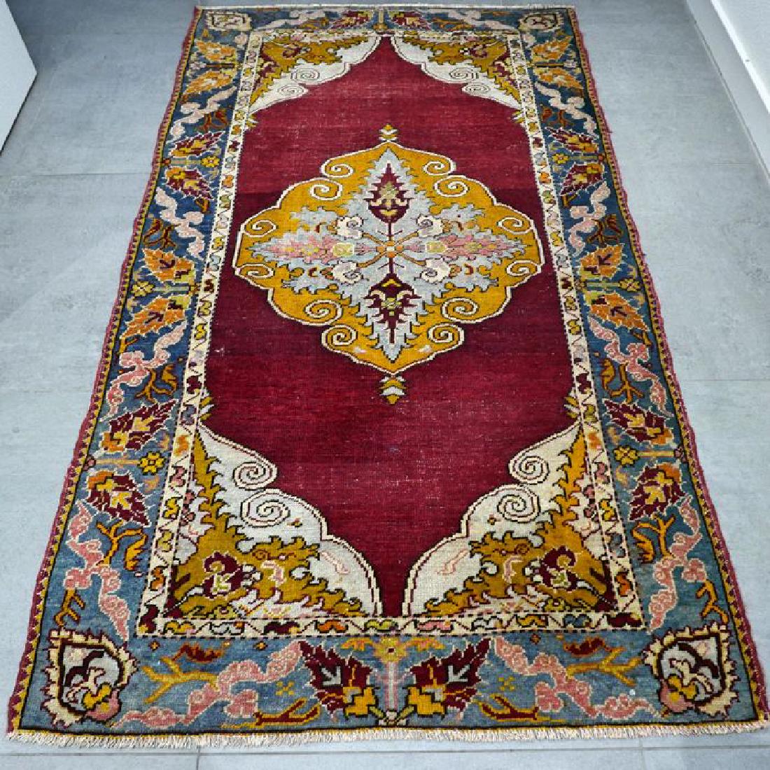 Vintage Hand Knotted Anatolian Bergama Rug 6.2x3.5 (1 of 7)