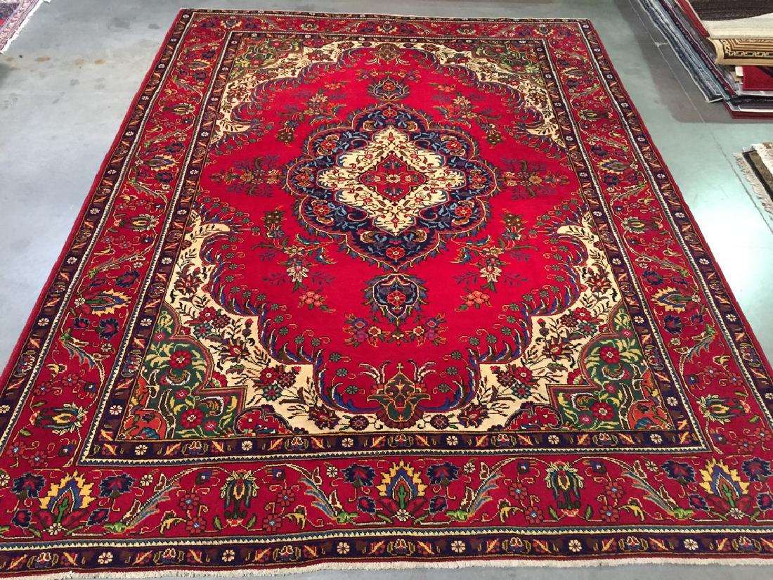 Vintage Persian Tabriz Rug 9.9x13.5 (1 of 9)