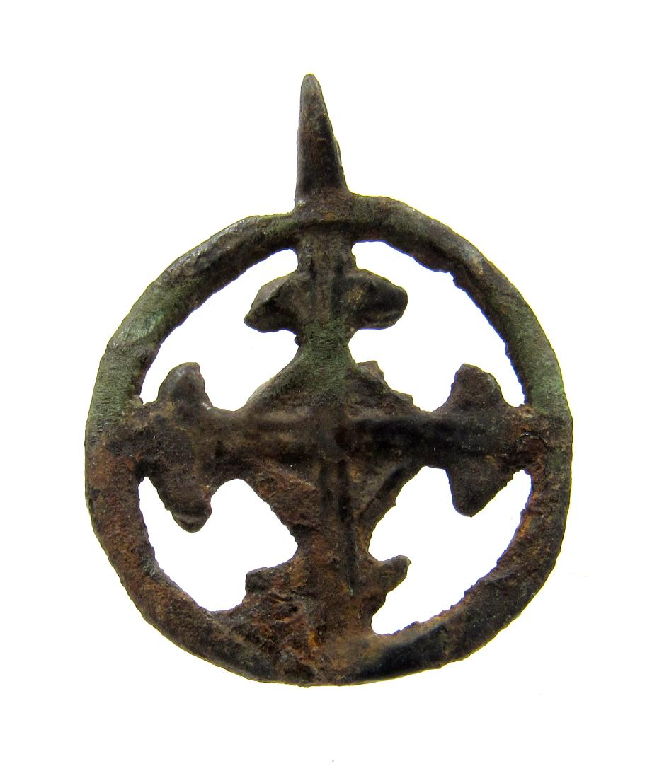 Medieval Crusader's Era Open-Work Cross Pendant (1 of 3)