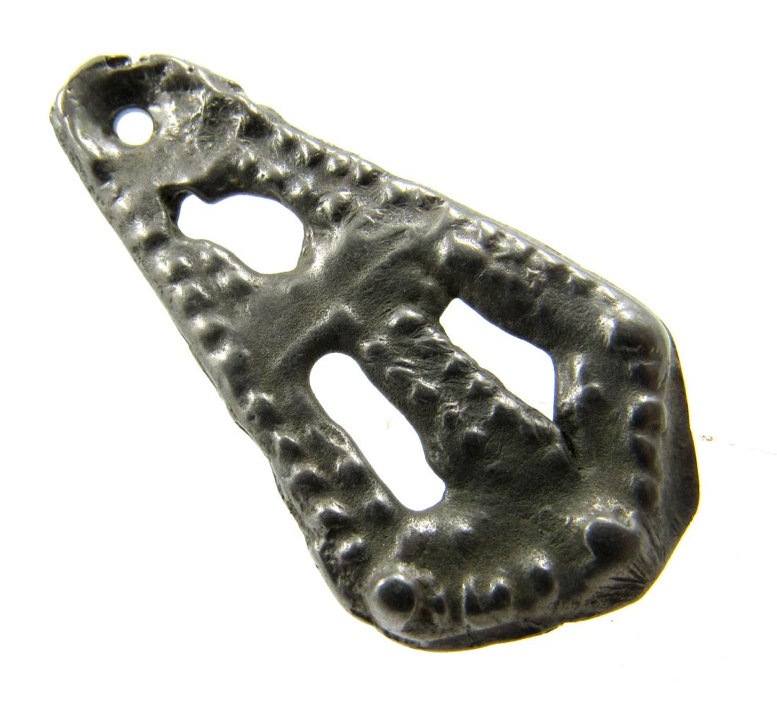 Medieval Viking Era Bronze Dragon Fafnir Foot Pendant (1 of 2)