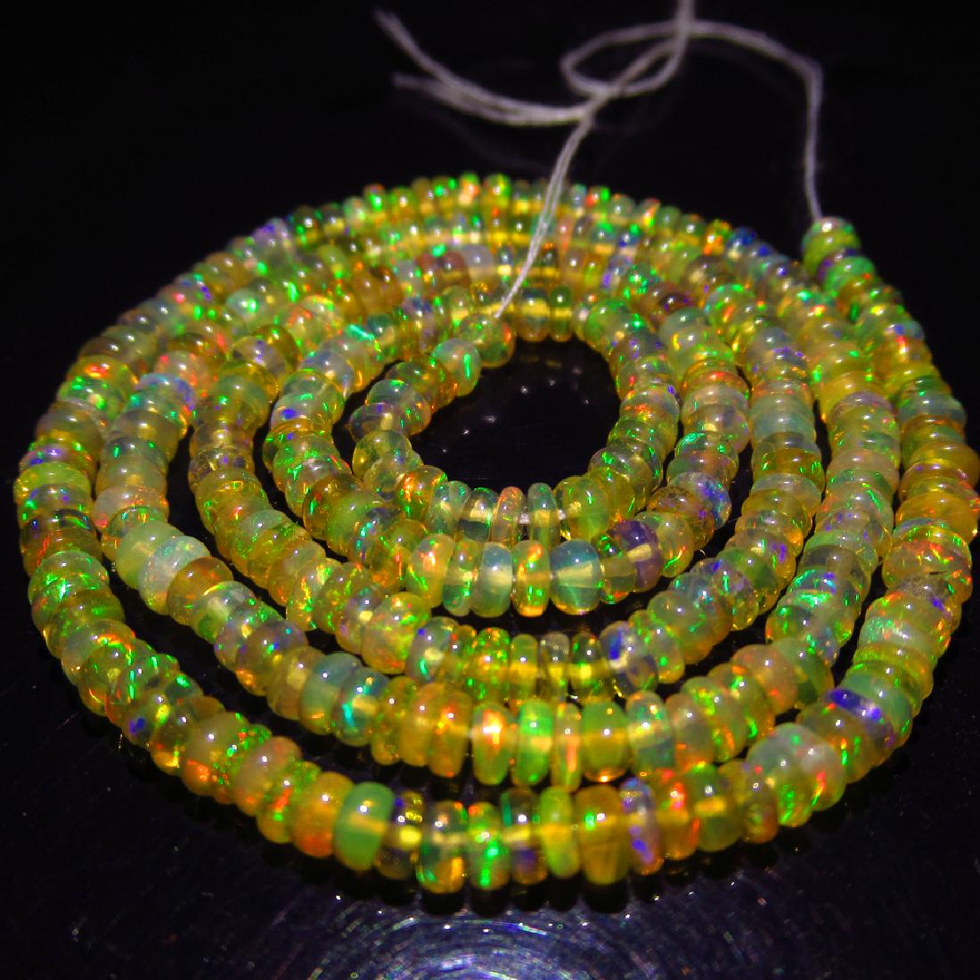 25.50 Ct Genuine Loose 295 Drilled loose Opal Beads (1 of 3)
