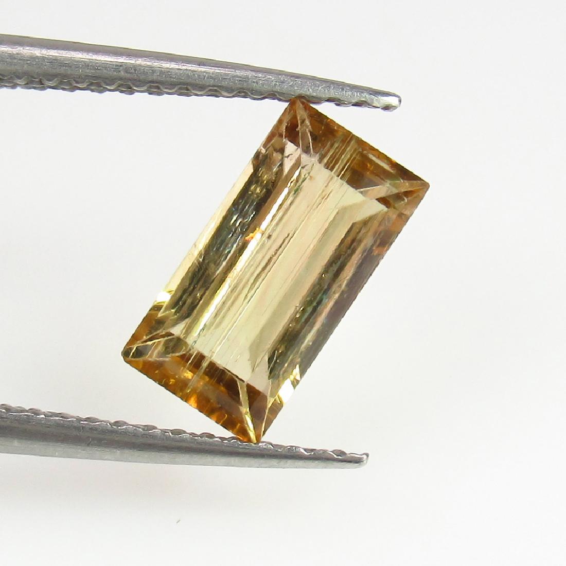 1.30 Ct Genuine Loose Golden Brown Tourmaline Emerald (1 of 2)