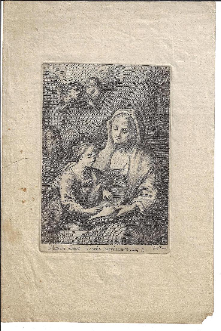 17th C Engraving Giuseppi Fabbri (1 of 1)