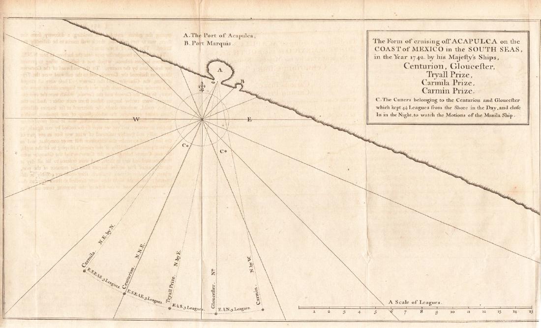 Anson: 1740s Navigational Chart, Acapulco, Mexico (1 of 1)