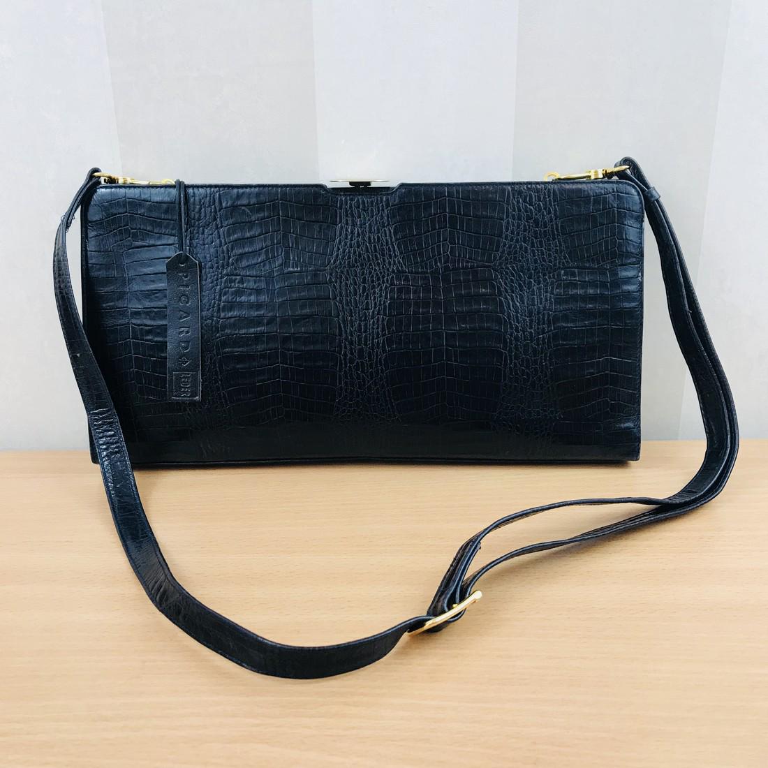 PICARD - Faux Crocodile Leather Shoulder Bag (1 of 7)