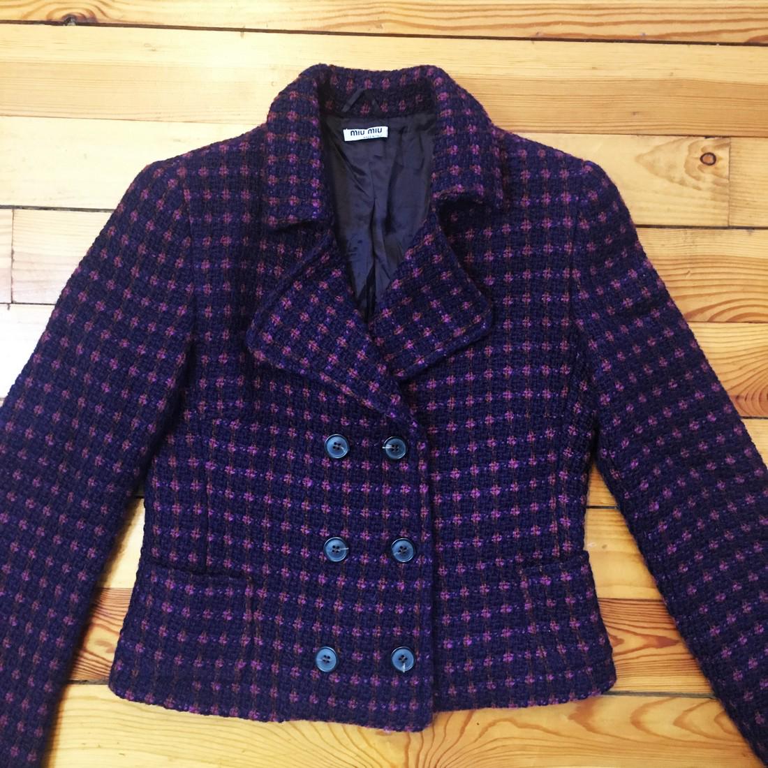 Womens Miu Miu Blazer Jacket Size US 16 EUR 44 (1 of 7)