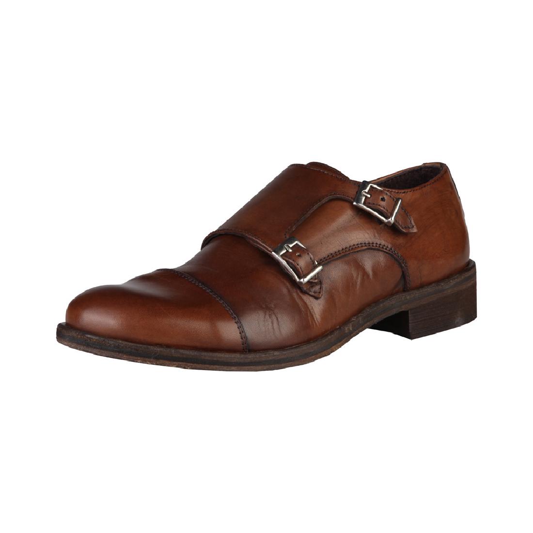 Men’s VERSACE 1969 Brown Leather Shoes: Men’s VERSACE 1969 Brown Leather Shoes Period: Modern Materials: 100% GENUINE LEATHER uppers Interior: leather Sole: leather Size: 11 US 44 EU100% MADE IN ITALY 100% GENUINE LEATHER uppers Interior: