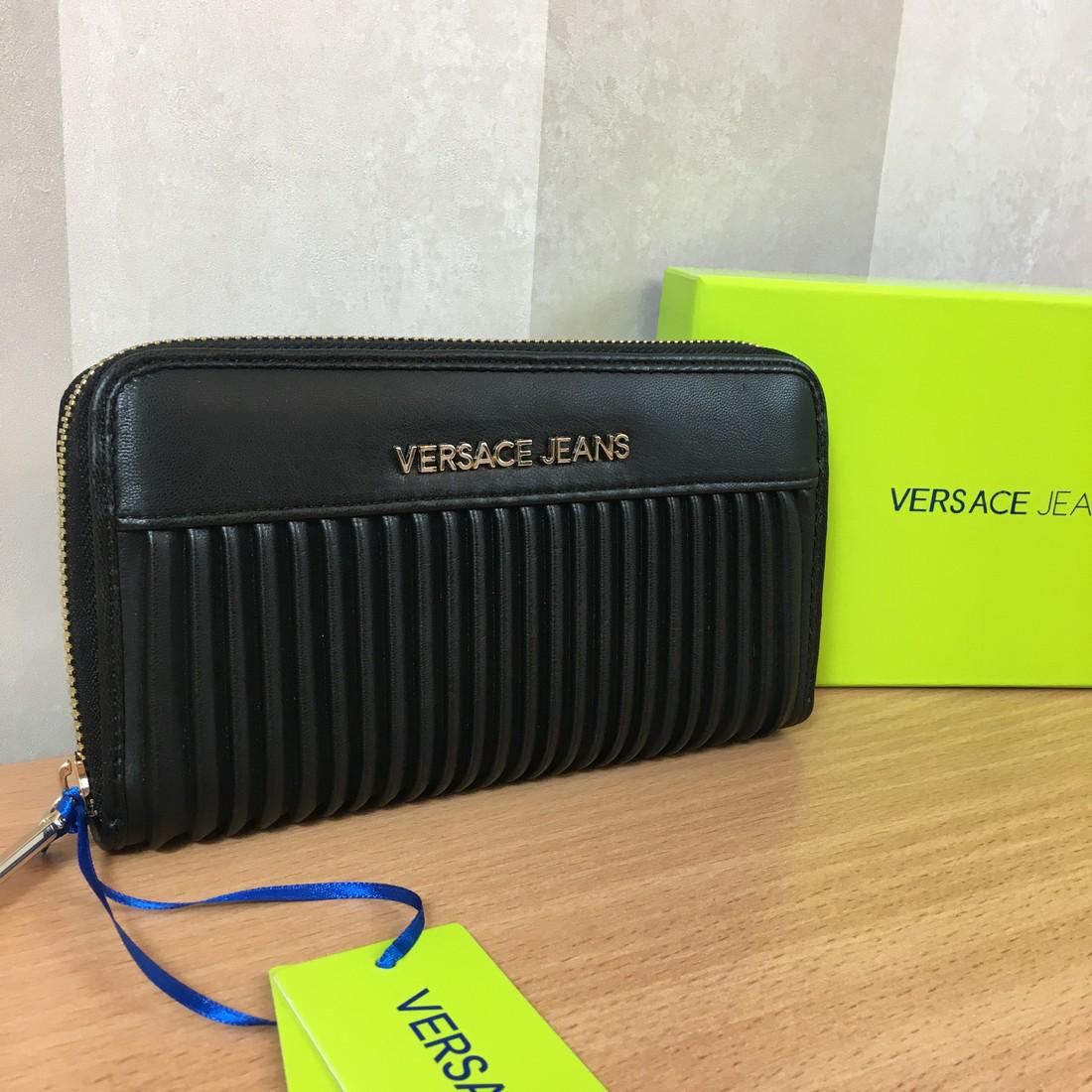 Women’s VERSACE Jeans Black Eco Leather Wallet (1 of 10)