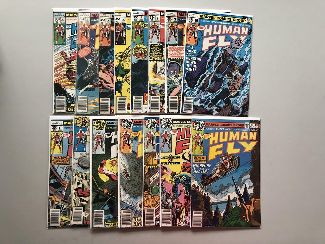 Lot of 15 Human Fly (1977 Marvel) #2 3 5-11 14-19 (1 of 2)