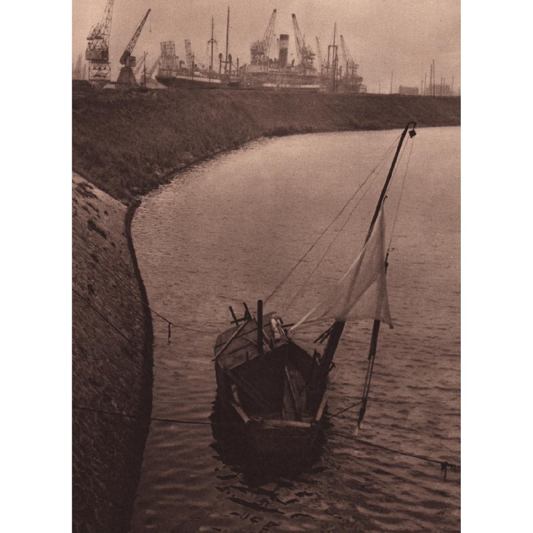 ANDRE KERTESZ - Dunkirk: Artist: ANDRE KERTESZ Print Title: Dunkirk Medium: Sepia-toned Sheet-Fed Gravure Printing Date: 1932 Printed in France Image size approx. 6.75 x 9.25 inches Andre Kertesz (1894-1985) born Kertesz Ando