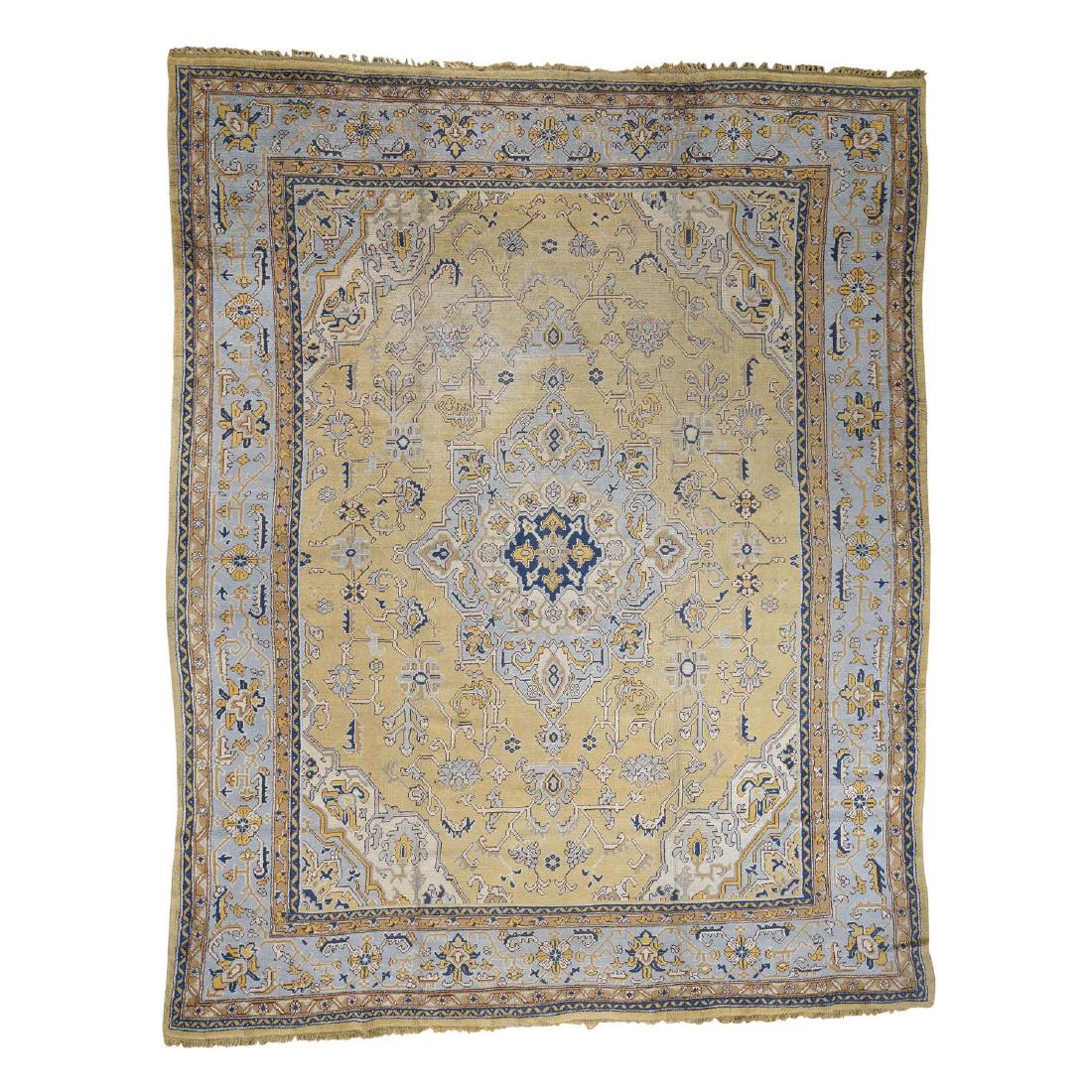 Antique Turkish Oushak Good Cond Oversize Rug 11.3x13.7 (1 of 12)