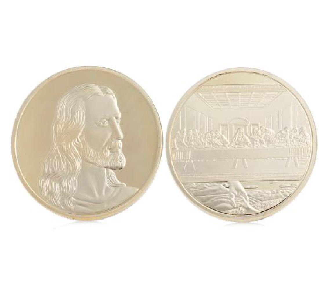 2 Pc Set Last Supper Gold Coin and Bar (1 of 6)