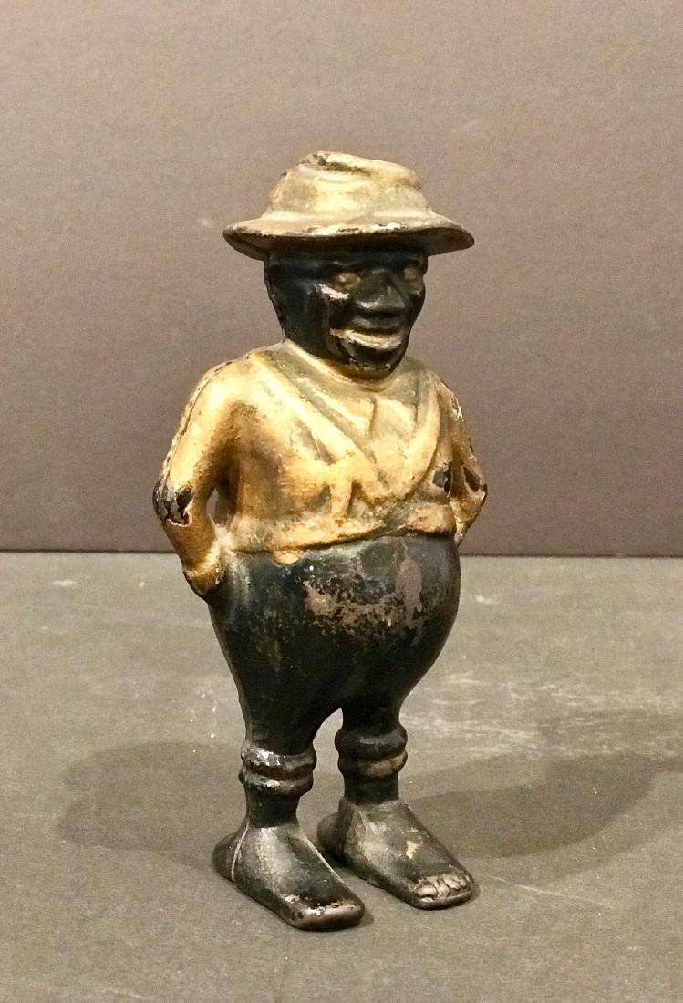 African-American Man coin bank, c. 1890 (1 of 3)