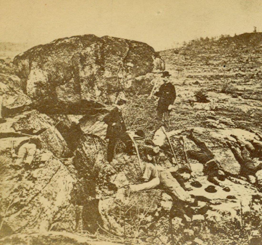 1863 Civil War Doctor Dead Soldier on Gettysburg Battle (1 of 3)