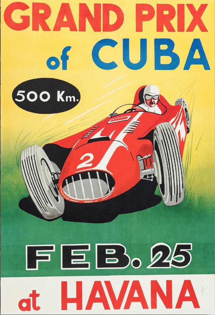 Poster Of Cuban Formula One GP (1 of 2)