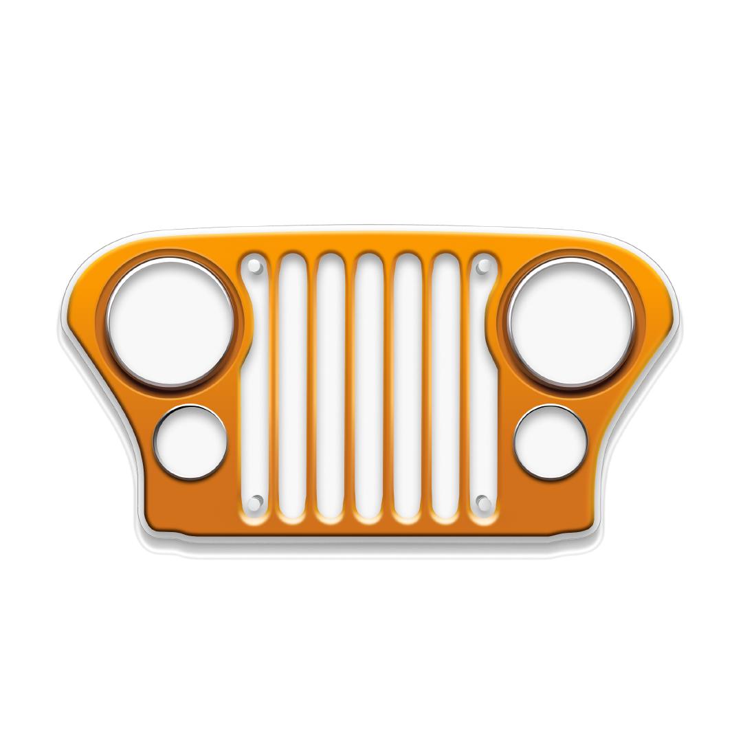 Wall Plexiglas Jeep CJ5 Grill (1 of 5)