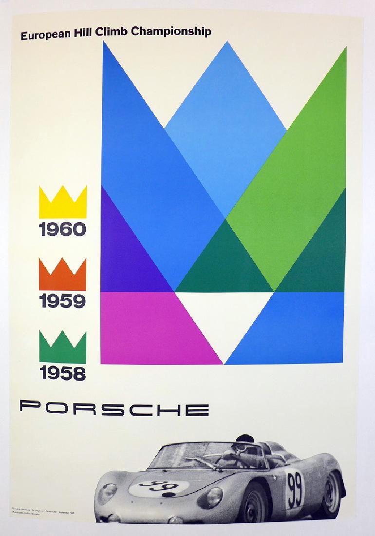 European Hillclimb Champion Poster
