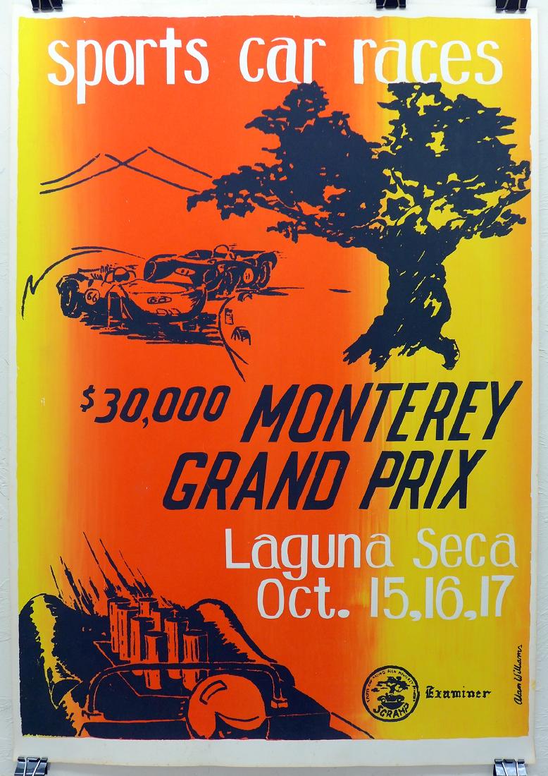 1965 Monterey Grand Prix Poster (1 of 1)