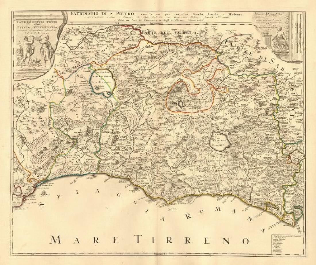 Patrimonio di S. Pietro'. The Papal province. Latium. (1 of 2)