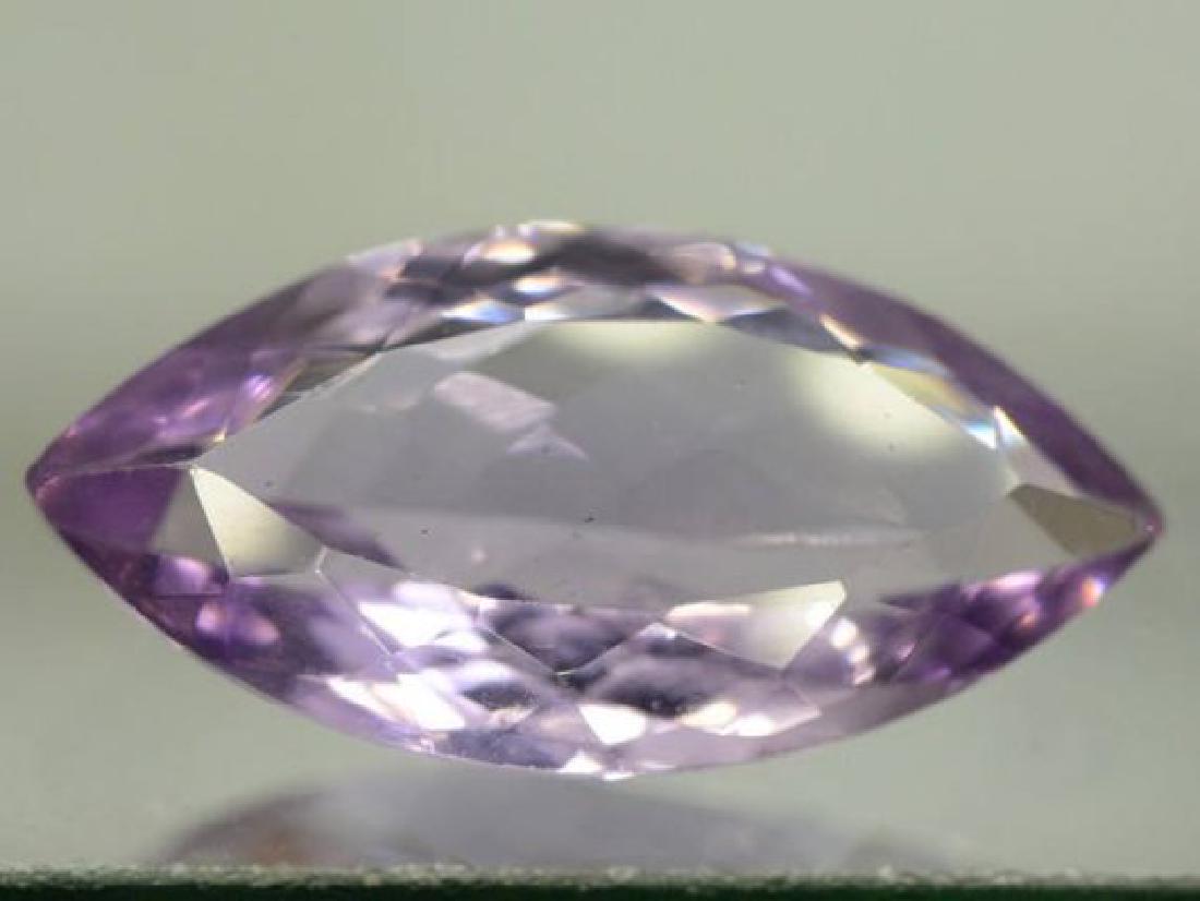5.80 ct Natural Untreated Amethyst :19 x 9 x 5mm; (1 of 4)