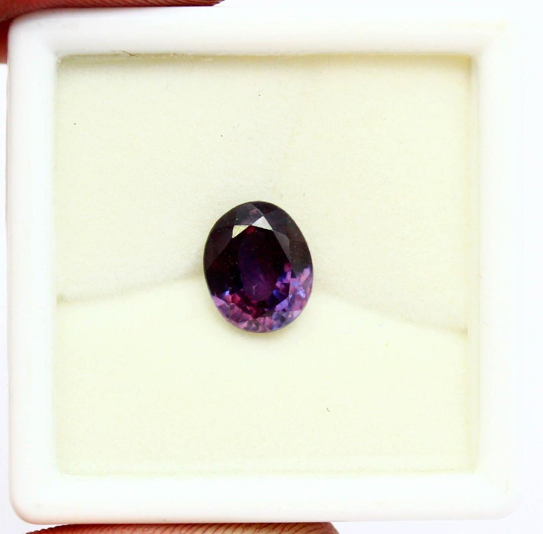 5.45Ct Natural Oval Cut Color Changing Alexandrite EGL: Item: 5.45Ct Natural Oval Cut Color Changing Alexandrite EGL Certified Additional Information: Total Carat Weight (TCW): 5.45Ct Length: 10mm Width: 9mm Depth: 5mm " Shape: Oval Cut Certificate: EGL Co