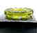 Cut green amber beads bracelet 24.6 gr - 3