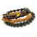 Baltic amber 4x bracelets various colours beads 25 gr