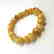 Antique Baltic amber beads bracelet 18.2 gr egg yolk - 3