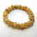 Antique Baltic amber beads bracelet 18.2 gr egg yolk - 5