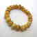 Antique Baltic amber beads bracelet 18.2 gr egg yolk - 6