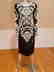 Couture silk heavily beaded evening dress - 3