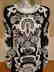 Couture silk heavily beaded evening dress - 5