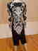 Couture silk heavily beaded evening dress - 7
