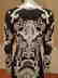 Couture silk heavily beaded evening dress - 9