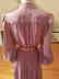 Vtg NOEL SOPHISTICATES New York Violet chiffon pleated - 4