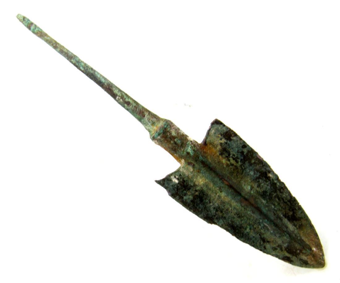 Ancient Greek Bronze Spear Head (1 of 2)