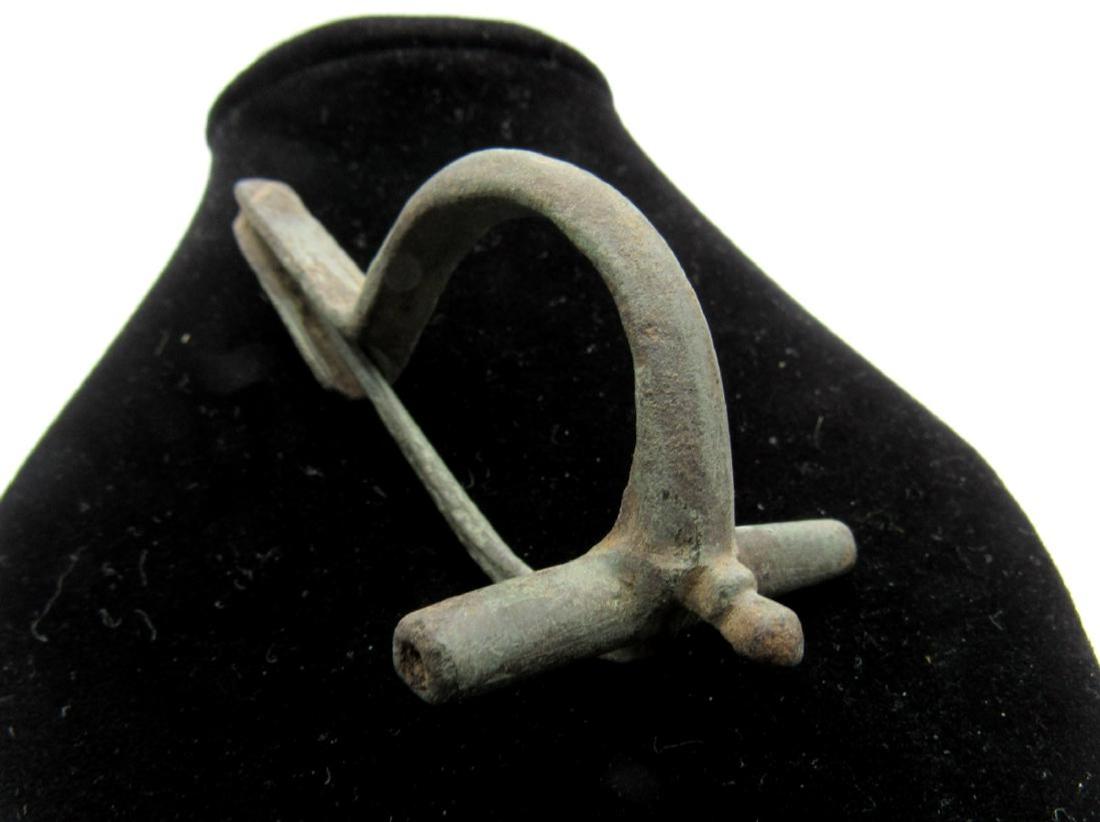 Ancient Roman Bronze Bow Brooch (1 of 3)