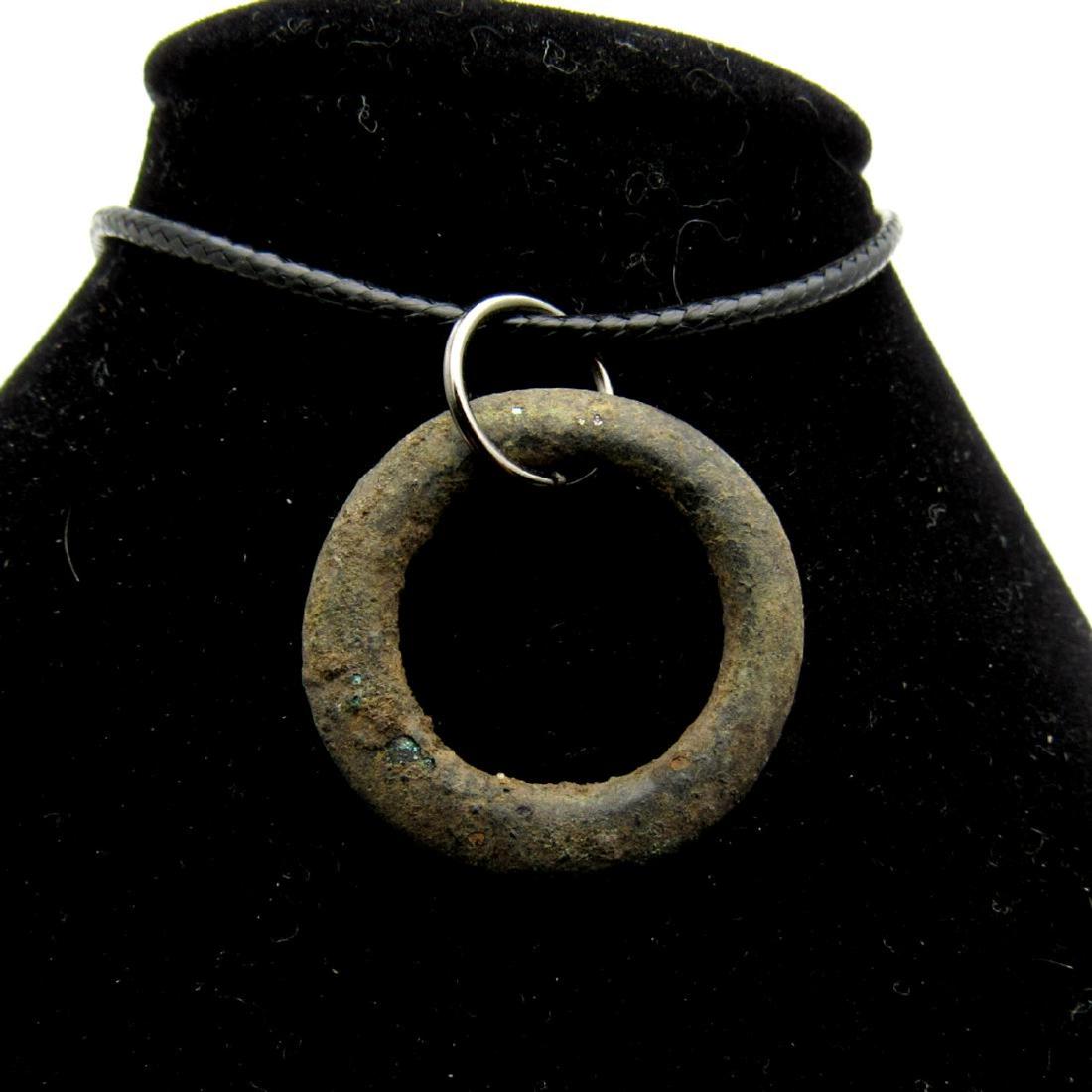 Ancient Bronze Age Sun Amulet (1 of 2)