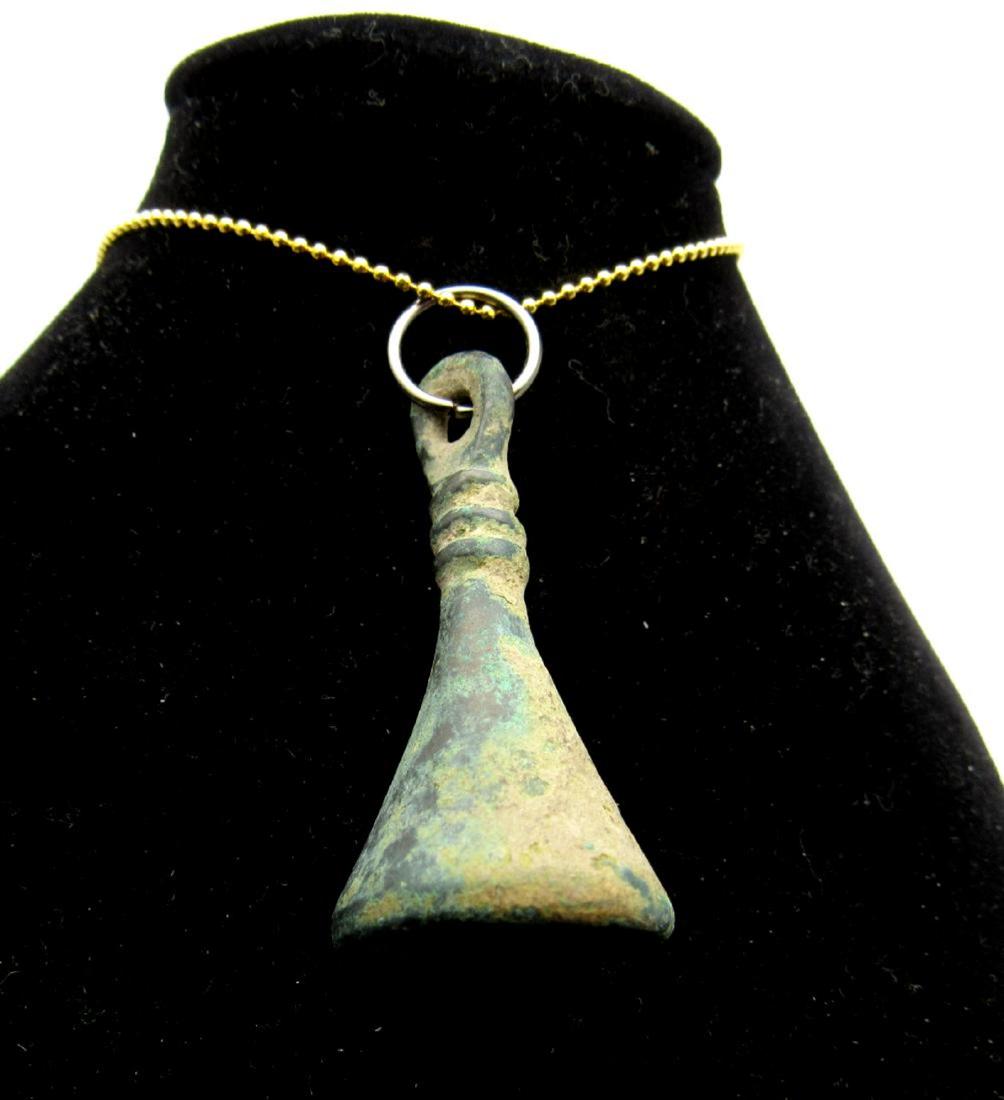 Medieval Viking Era Bronze Bell Pendant (1 of 3)