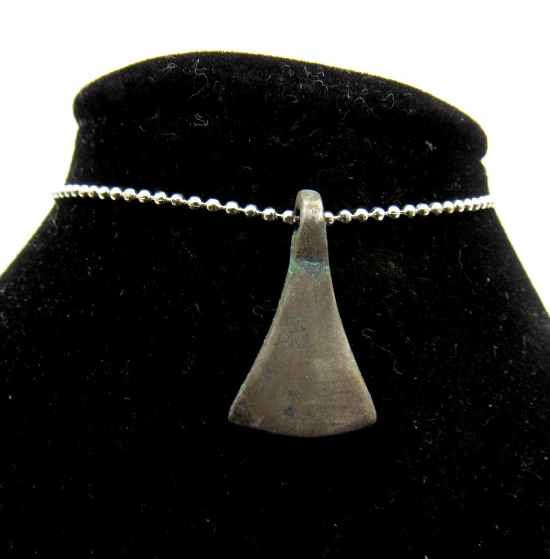 Medieval Viking Era Silver Axe Pendant (1 of 2)
