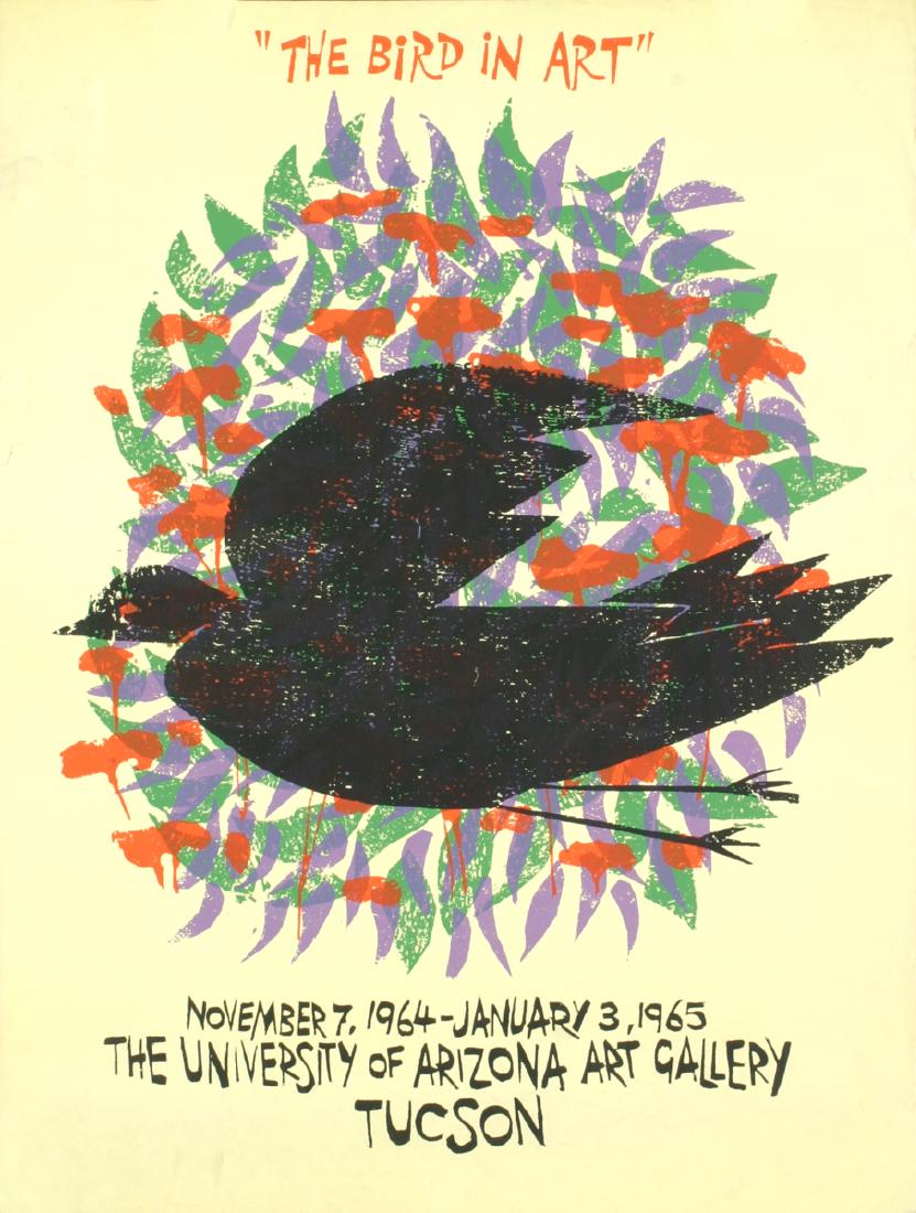 Antonio Frasconi Serigraph The Bird In Art: Artist: Antonio Frasconi Title: The Bird In Art Printing Date: 1964 Medium: Serigraph Size: 24 x 18 inches "The Bird In Art" by Antonio Frasconi, 1964 Unsigned Serigraph. Paper size is 24 x 18 inches,