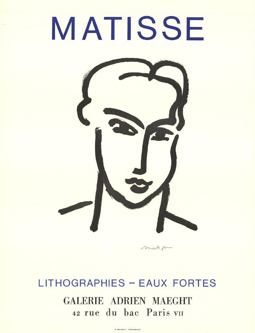 Henri Matisse Offset Lithograph Katia (1 of 1)